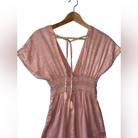 L Space Striped Cover-Up Jumpsuit XS - Picture 6 of 12